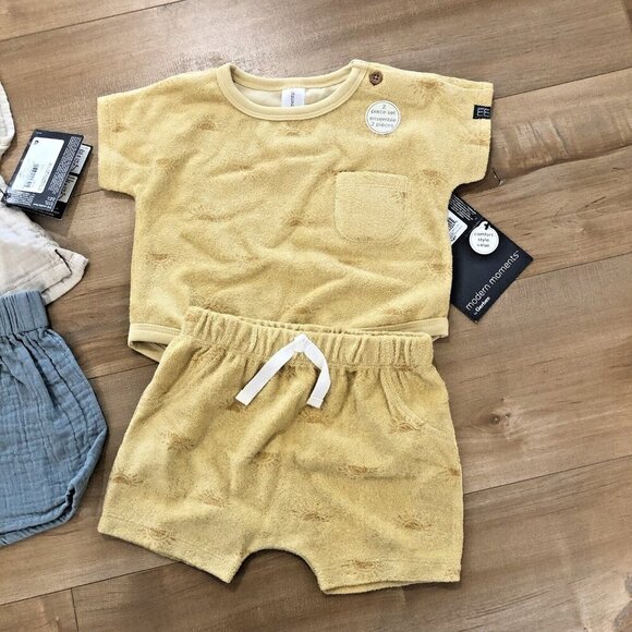 Lot of 2 baby boys Gerber Modern Moments outfits 3/6m New with Tags (0163) - Picture 2 of 3